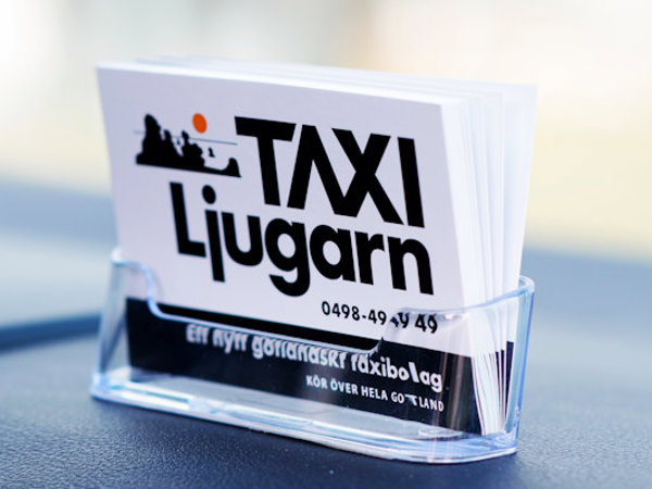 Sista minuten resor med Taxi Ljugarn på Gotland.